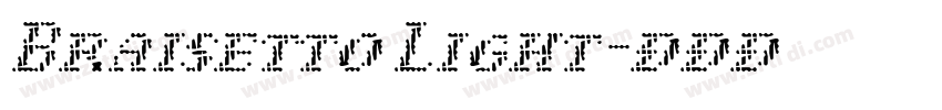 Braisetto Light字体转换